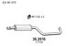 PEUGE 171745 Front Silencer